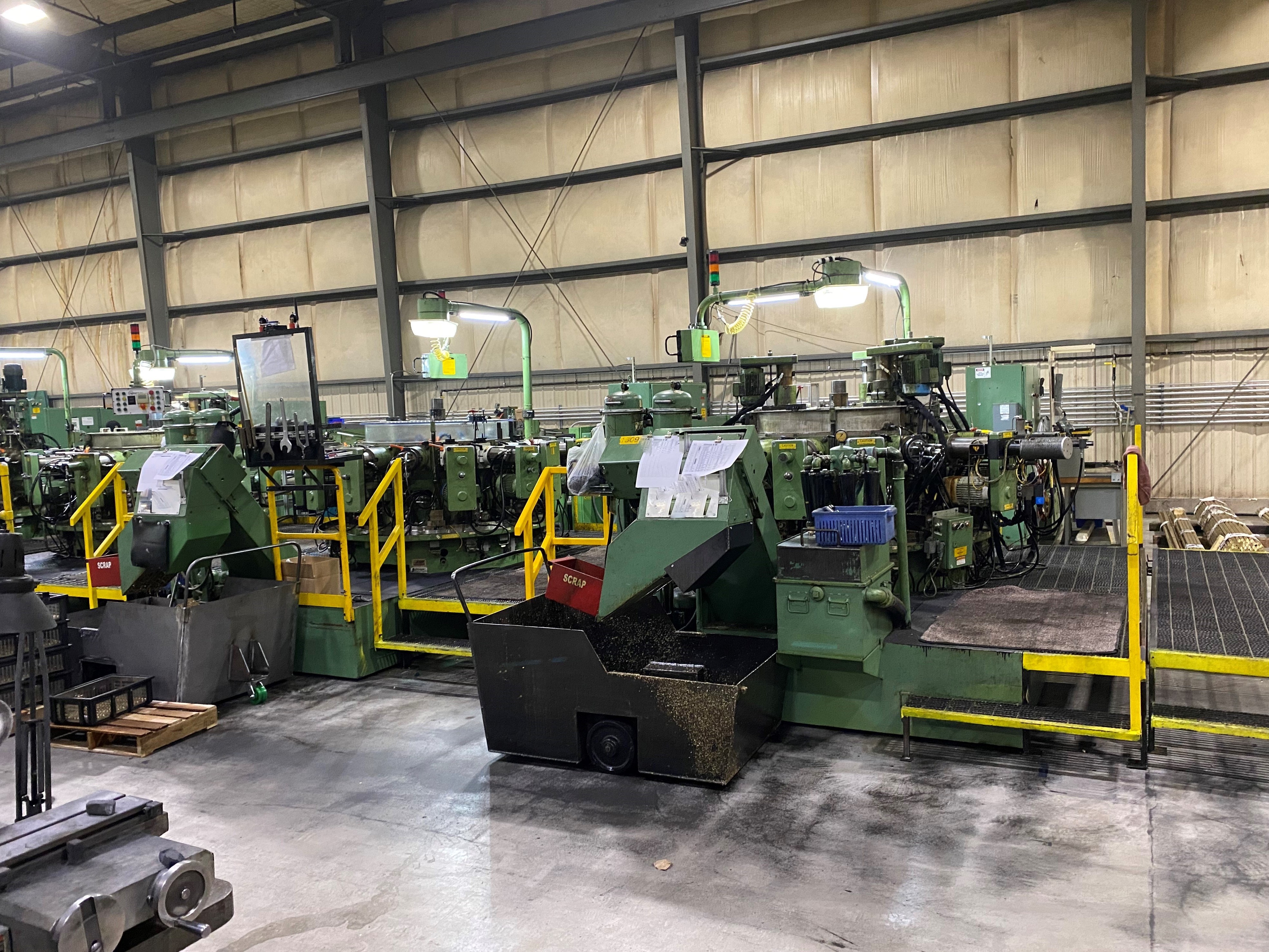 Green screw machines in production